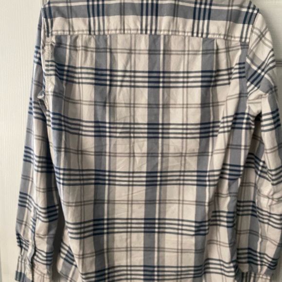 Men’s small American Eagle plaid flannel button up - Picture 2 of 3